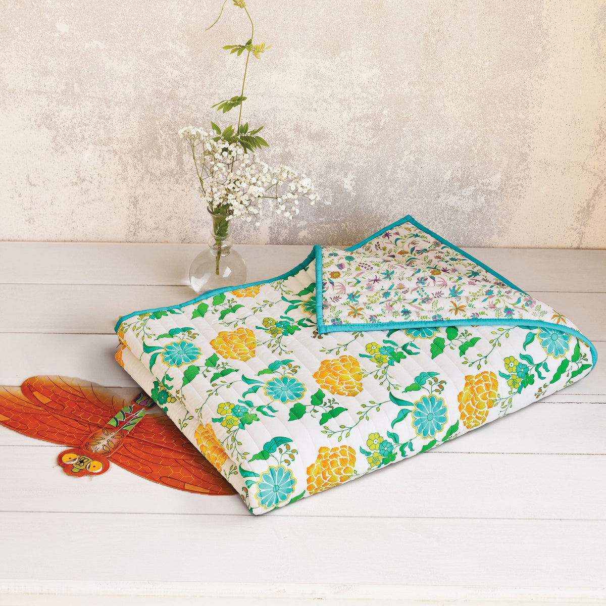 Blanket Petit Pan fleurs