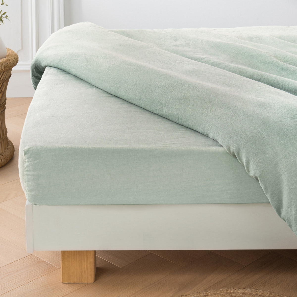 Fitted Sheet Lin lavé prestige
