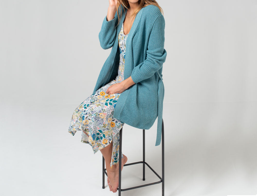 Women's Cardigan Fleurs de Tiaré