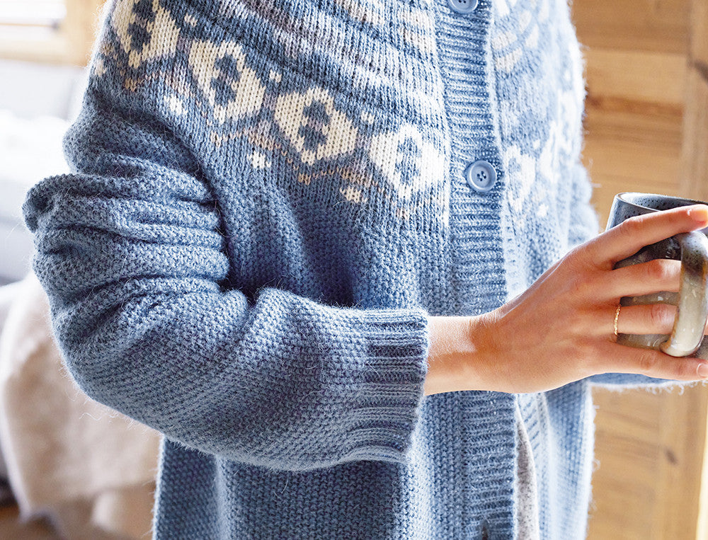 Women's Cardigan Flocons