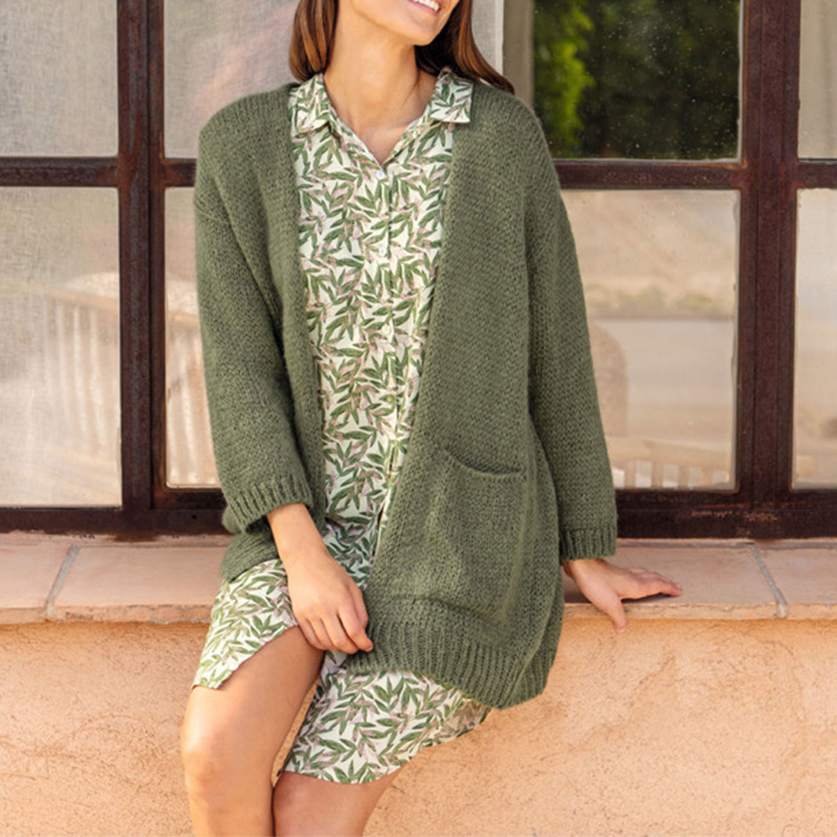 Women's Cardigan Floraison