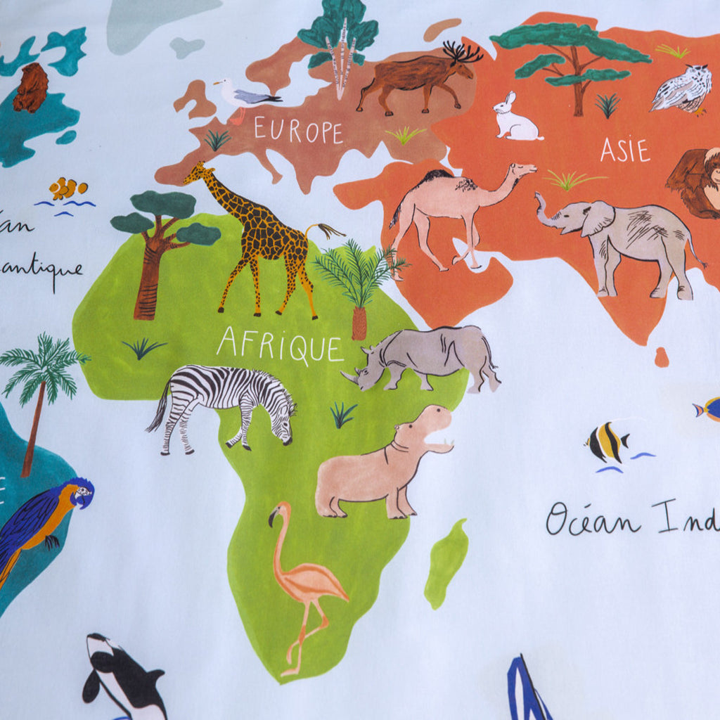 Kids Bedding Set Mappemonde