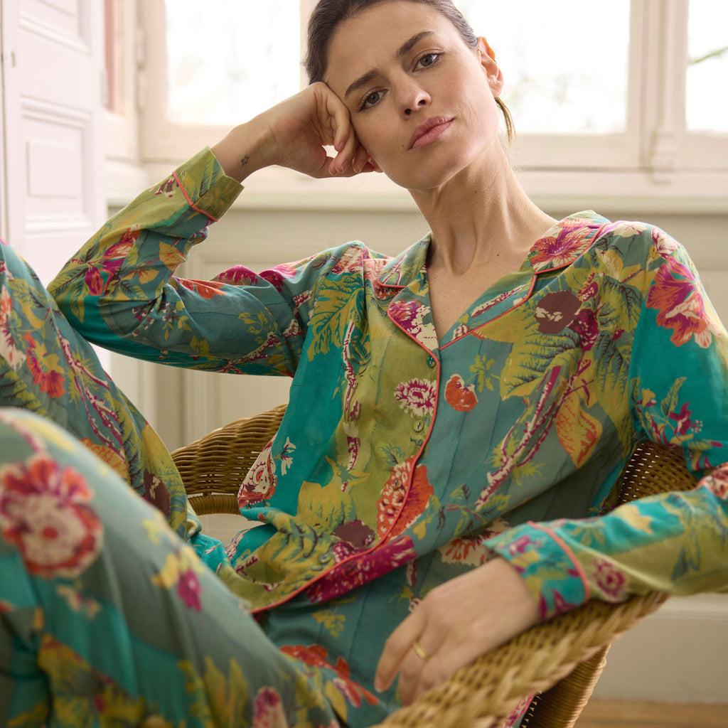 Women's Pajamas Fleurs d'orient
