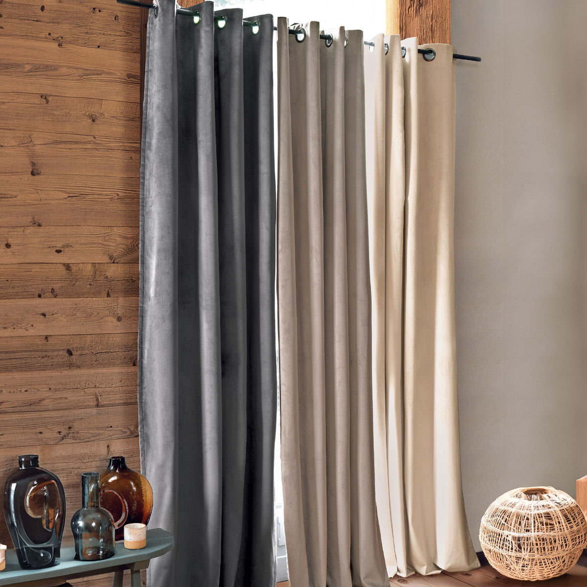 Curtain Éco baie velours
